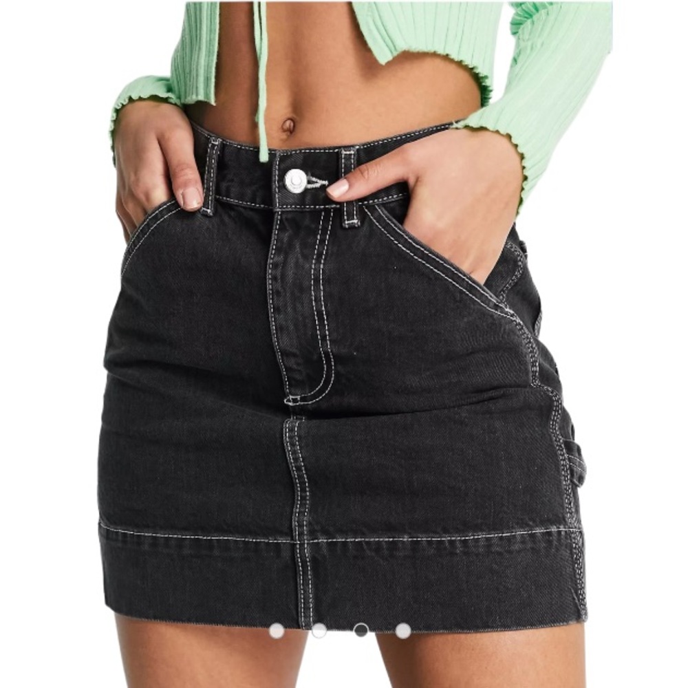 TOPSHOP Carpenter Denim miniskirt - Picture 6 of 10